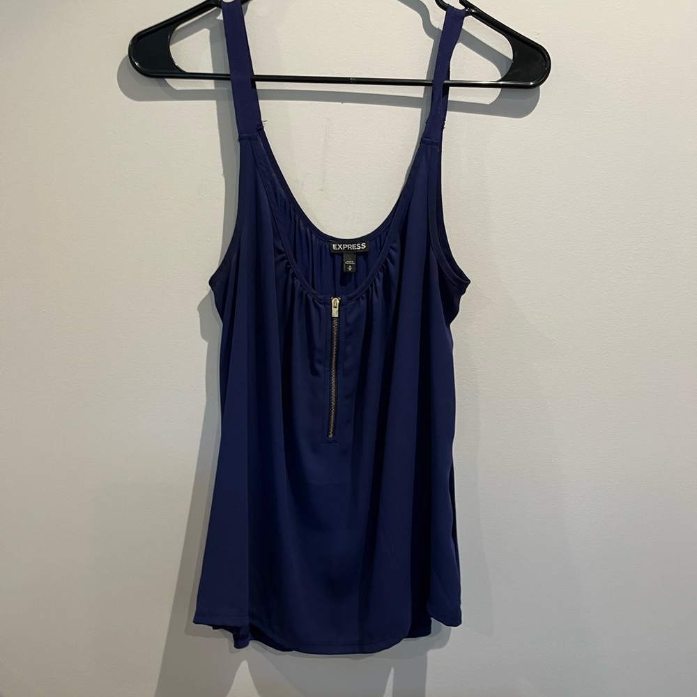 Express zipper detail tank